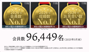 IBJ会員数2025_3バナー／大阪・北摂・箕面市の結婚相談所マリーアンドウィッシュ（Marry & Wish）
